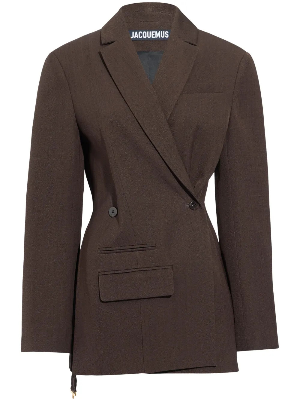 Jacquemus The Tibau Blazer | Brown | FARFETCH AE | Farfetch Global