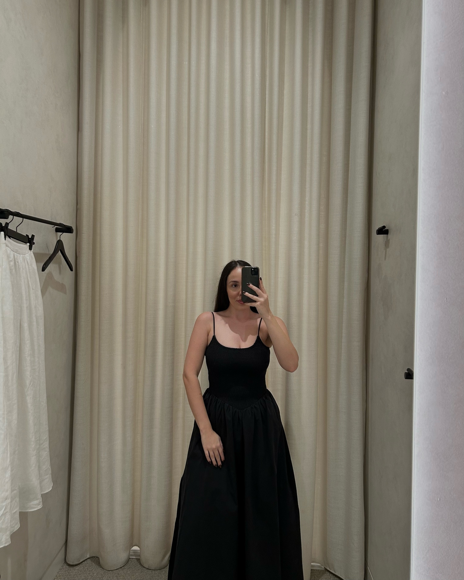 white christmas dresses HAL BLACK SLEEVELESS MIDI DRESS – DISSH main image 0