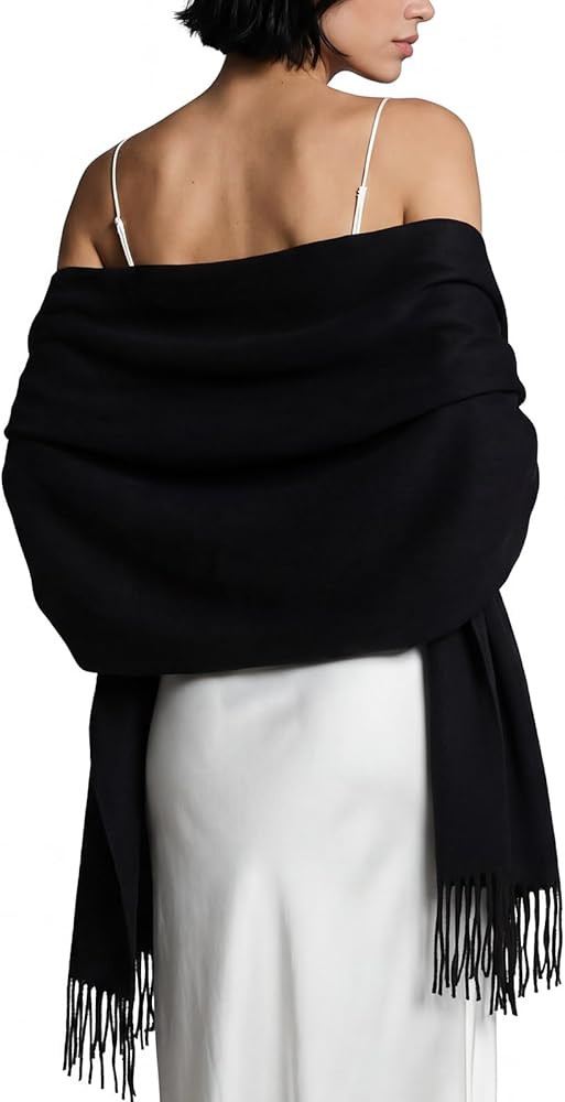 RIIQIICHY Shawl Wraps for Women Winter Scarf for Cold Weather Wedding Pashmina Wrap Warm Scarves ... | Amazon (US)