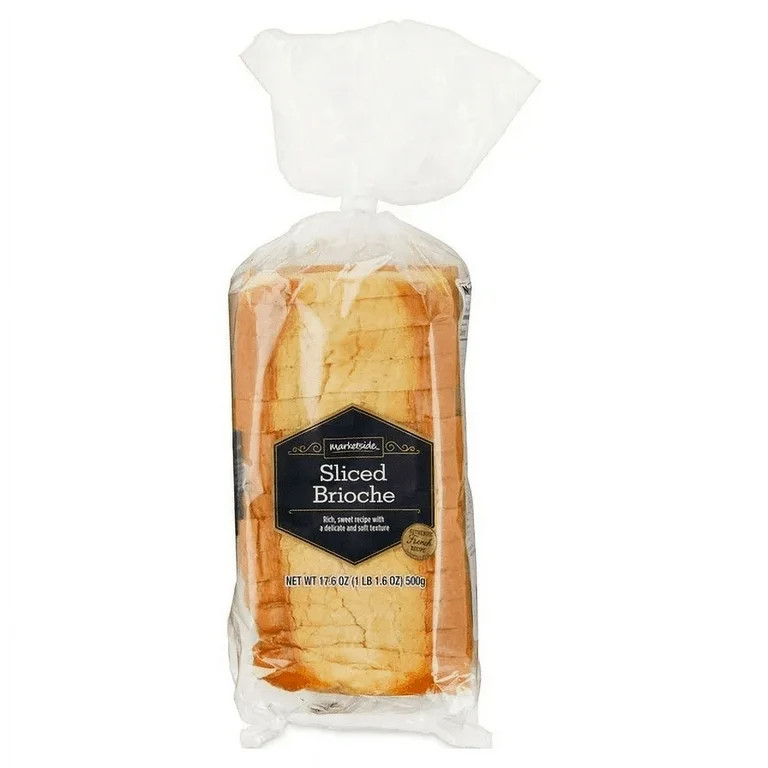 Marketside Sliced Brioche Bread, Shelf-Stable, Regular. 17.6 oz - Walmart.com | Walmart (US)