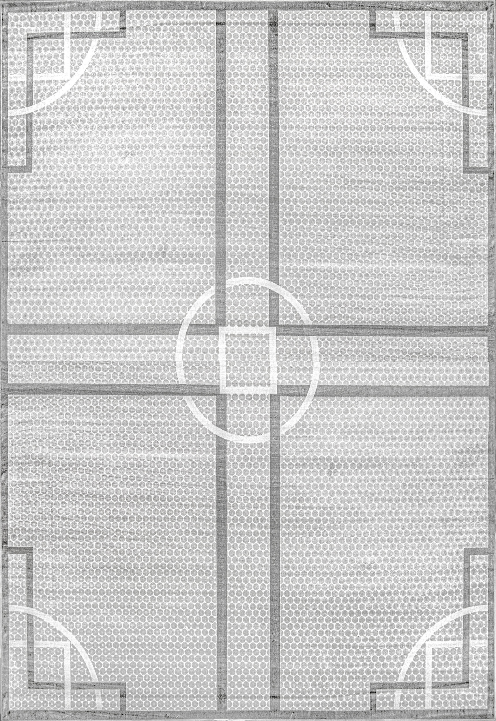 Light Grey Modern Deco 5' x 8' rug | Rugs USA