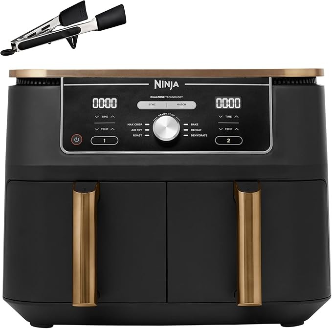 Ninja Foodi MAX Dual Zone Heißluftfritteuse [AF400EUCP] Amazon Exclusive, ‎2470 Watt , 9,5 L, ... | Amazon (DE)