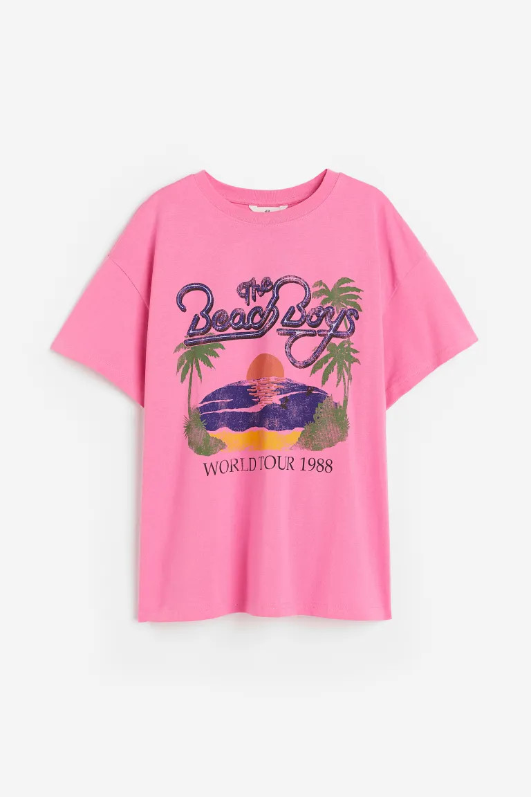 Oversized Printed T-shirt | H&M (US + CA)