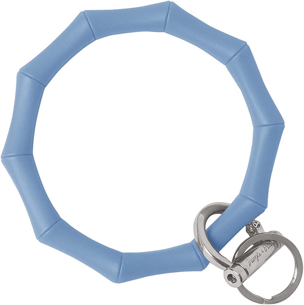 Bangle & Babe Bracelet Keychains For Women - Silicone Key Ring Bracelet - Bamboo Circle Key Ring ... | Amazon (US)