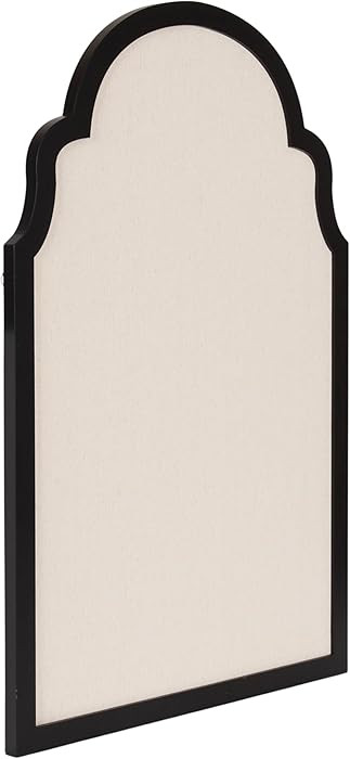 Kate and Laurel Holbrook Glam Framed Moroccan Arch Fabric Pinboard, 24 x 36, Black, Decorative Mo... | Amazon (US)