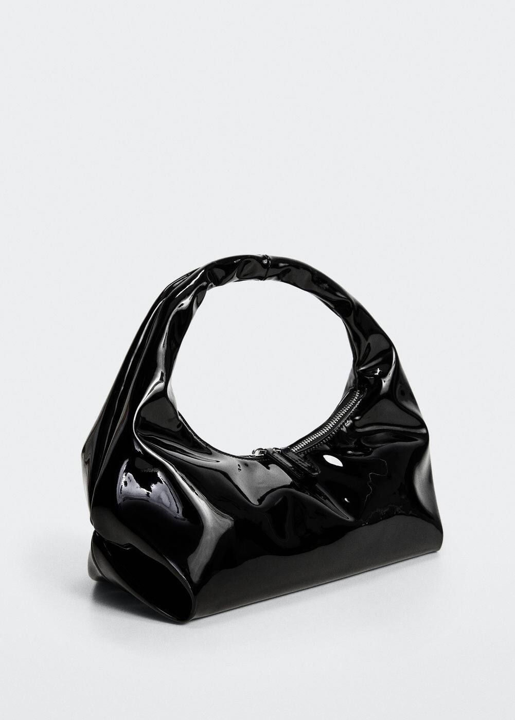 Patent leather shoulder bag -  Women | Mango USA | MANGO (US)