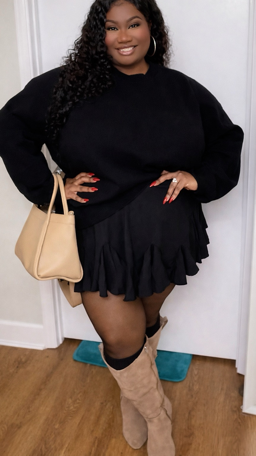 All I needed was a few accessories to make this boring sweater that much cuter. 

#LTKBeauty #LTKPlusSize