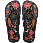 FARM Rio Black Parrots Flip Flops | Havaianas