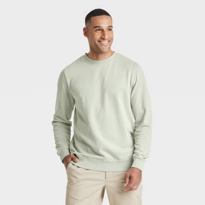 Men's French Terry Crewneck Pullover Sweatshirt - Goodfellow & Co™ | Target