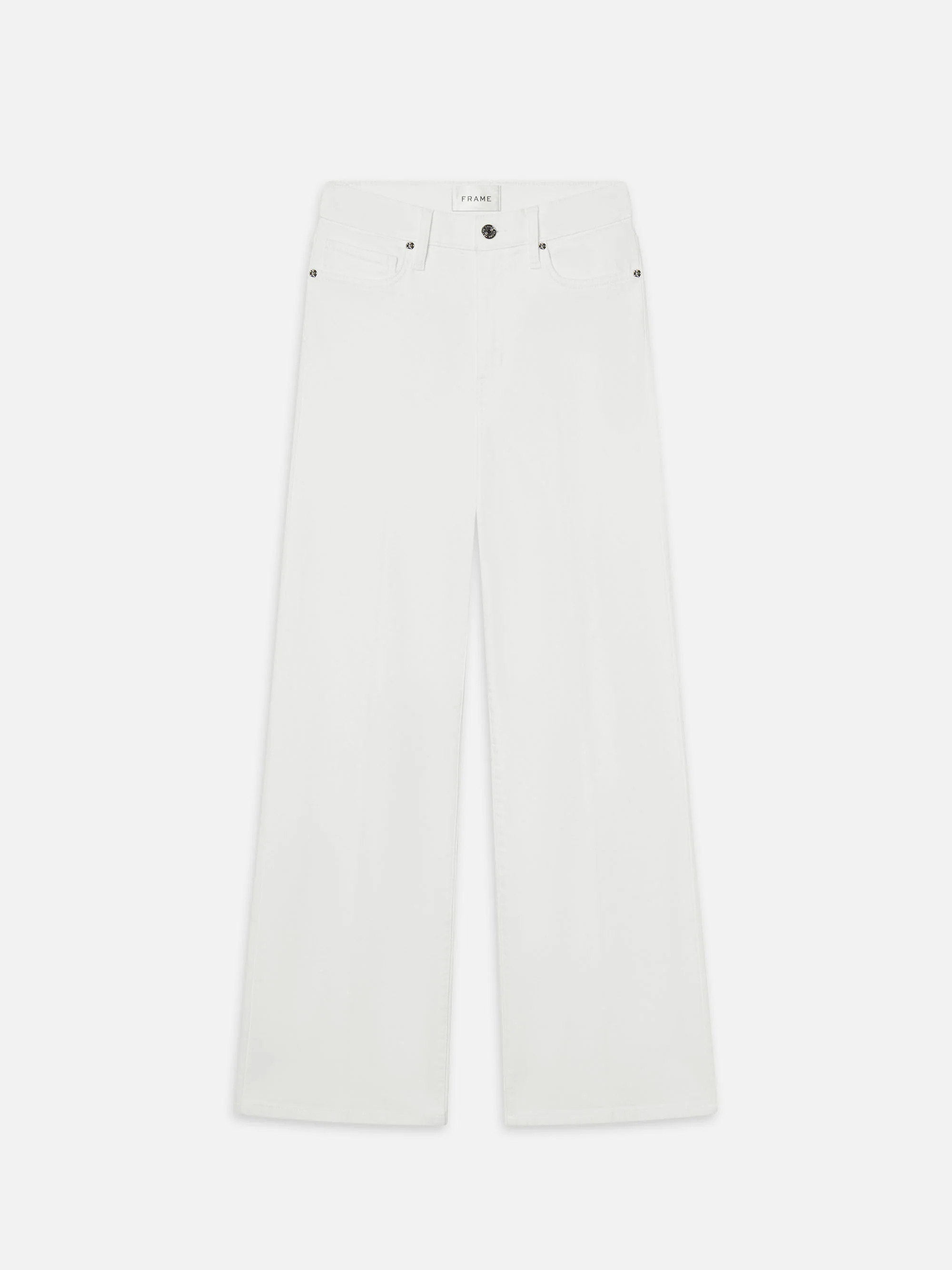 Le Slim Palazzo -- White | Frame Denim