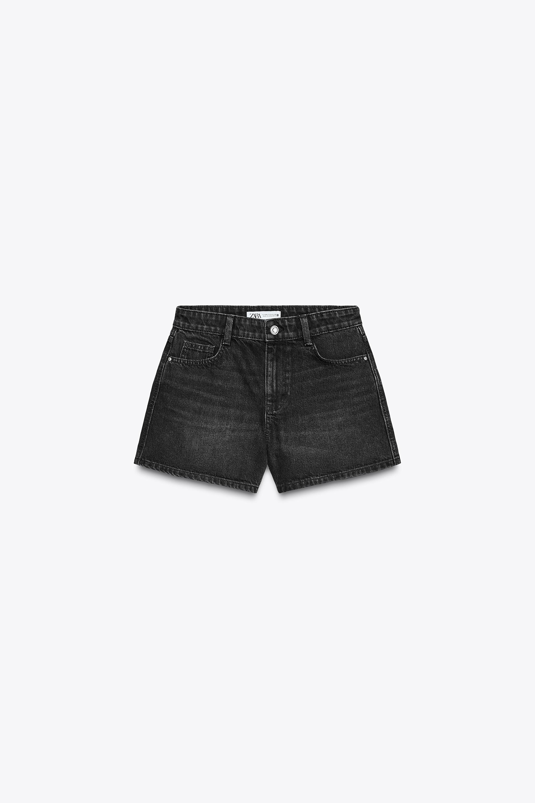 Z1975 MOM FIT MID-WAIST SHORTS | Zara US