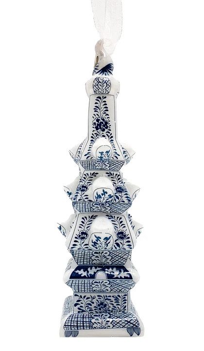 Blue Tulipiere Ornament (2 Sizes) | The Enchanted Home