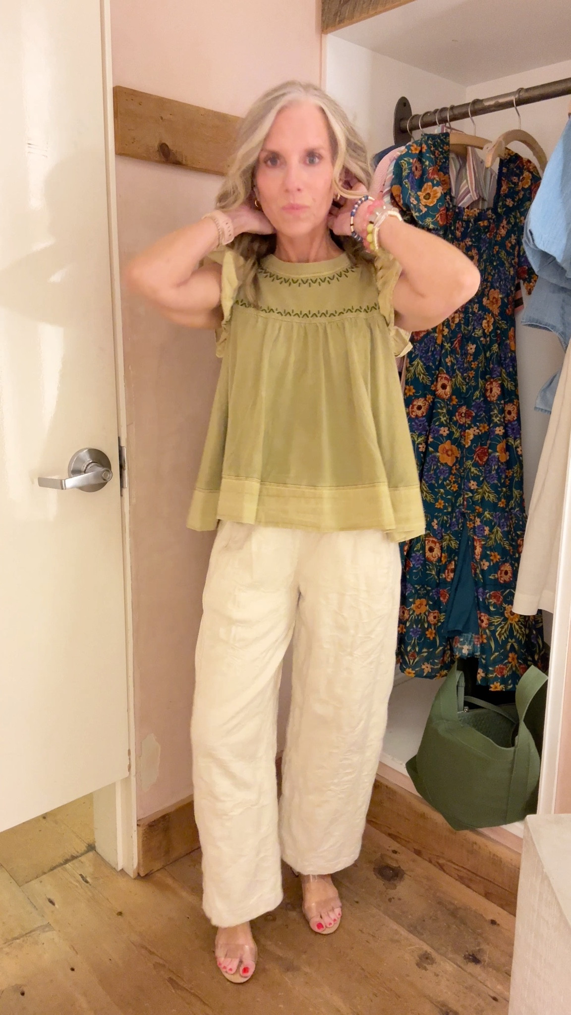 SALE ALERT!!! 
I’m seriously going to have to order these. They are SO CUTE. Wearing XS in both. 

#LTKMothersDay #LTKOver40 #LTKootd

#LTKOver40 #LTKMothersDay #LTKSaleAlert