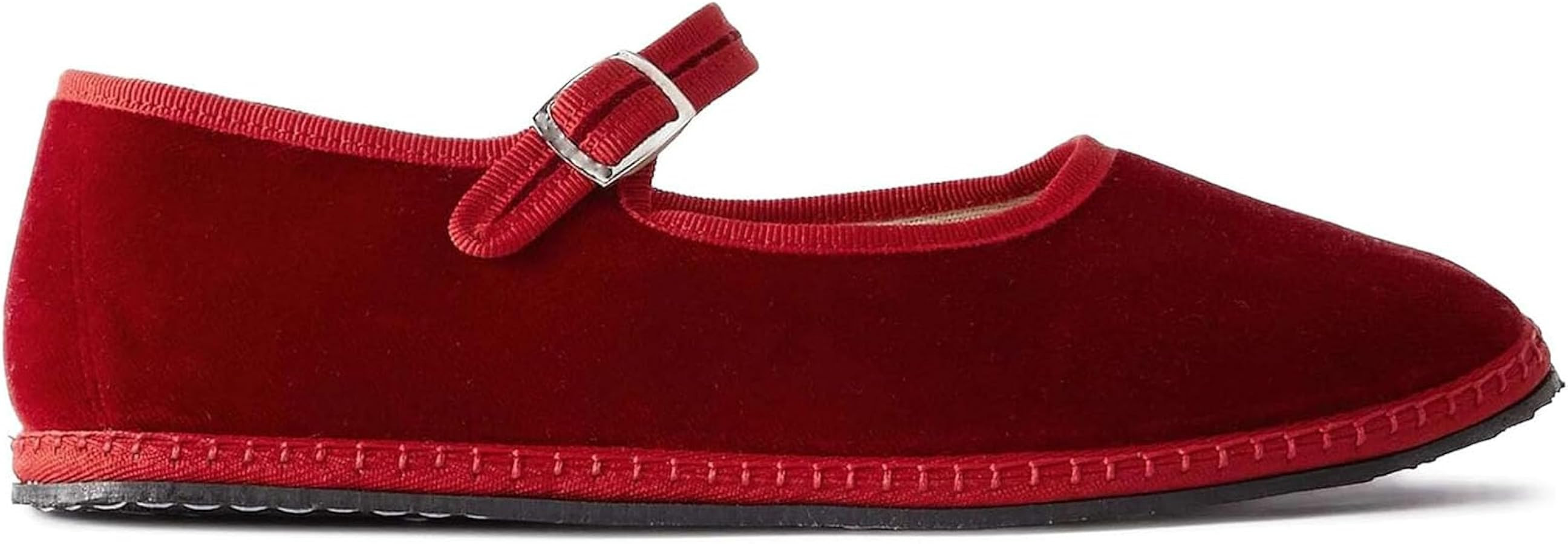 Velvet Mary Janes for Women Suede Round Toe Cute Ballet Flats Slip On Casual Dressy Comfortable B... | Amazon (US)