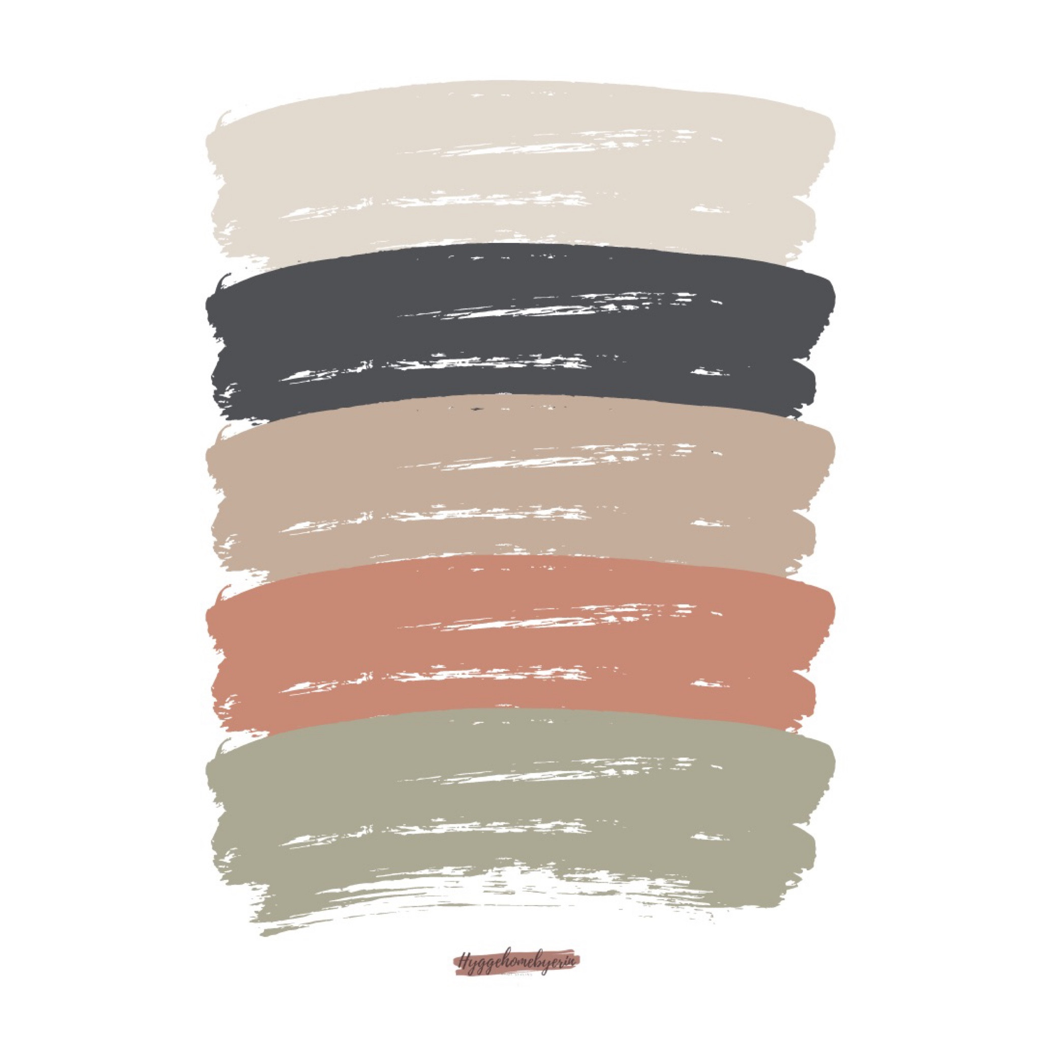 Mid century modern colour palette