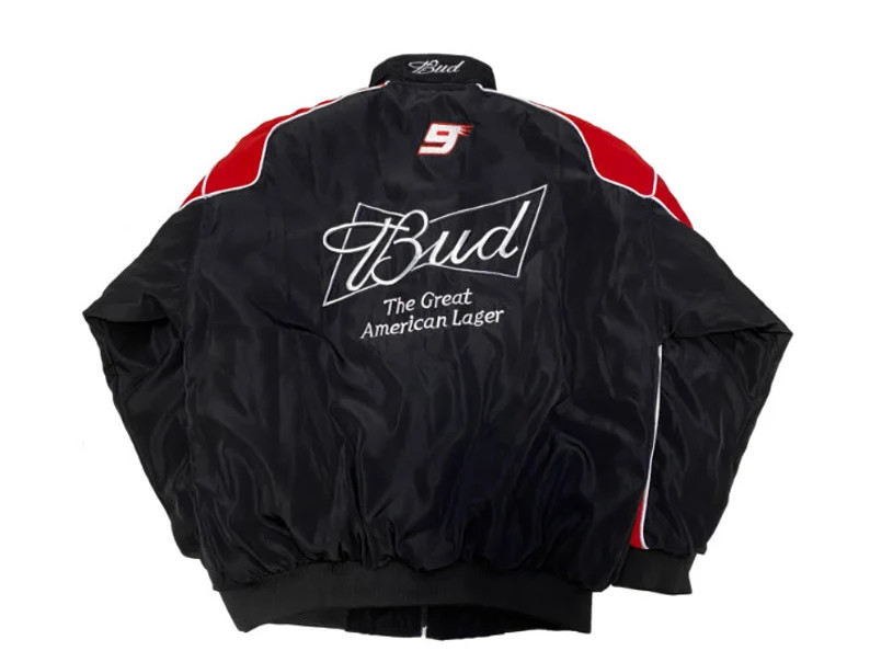 Vintage Budweiser Racing Jacket Vintage Nascar Jacket Racing F1 Varsity Jacket Budweiser Bomber J... | Etsy (US)