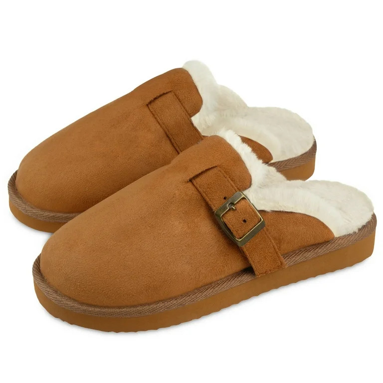 Vonmay Women's Fuzzy Foam Slippers Warm Comfy Winter House Slipper Shoes indoor and outdoor | Walmart (US)