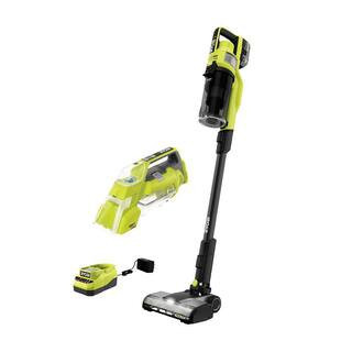 ONE+ HP 18V Brushless Cordless Pet Stick Vacuum Cleaner Kit w/ Battery, Charger, & ONE+ Cordless SWIFTClean Spot Cleaner | The Home Depot