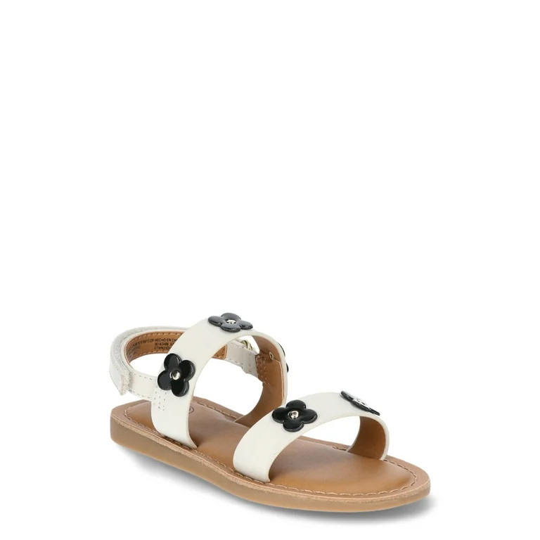 Wonder Nation Toddler Girls Daisy Sandals | Walmart (US)