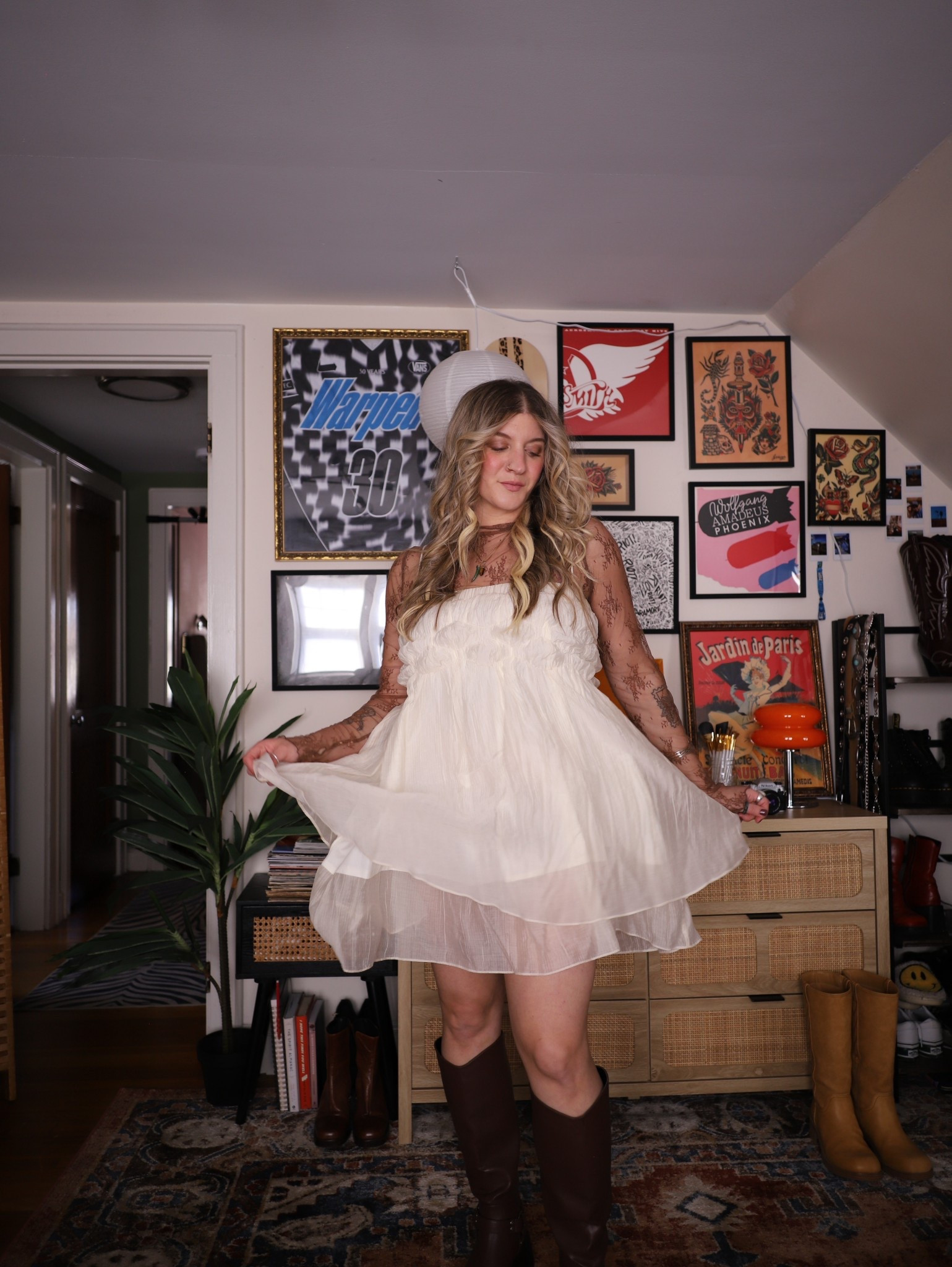 Whimsical outfit idea for a concert. Florence and the machine 