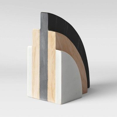 5&#34; Marble and Wood Bookend - Project 62&#8482; | Target