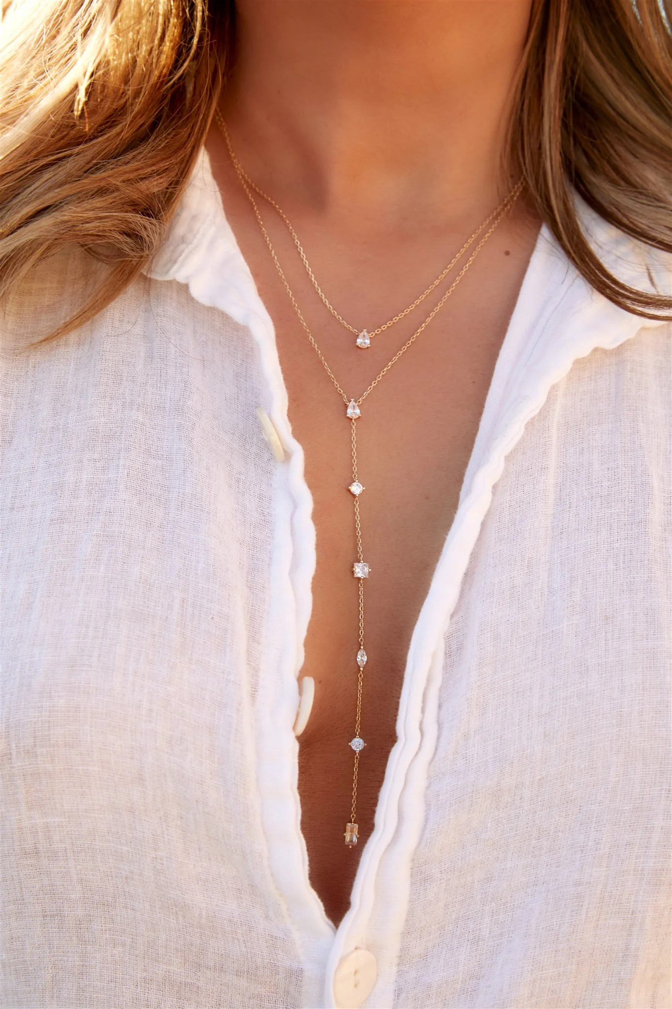 Amber Lancaster x Set & Stones - Hazel Lariat Necklace | Set & Stones