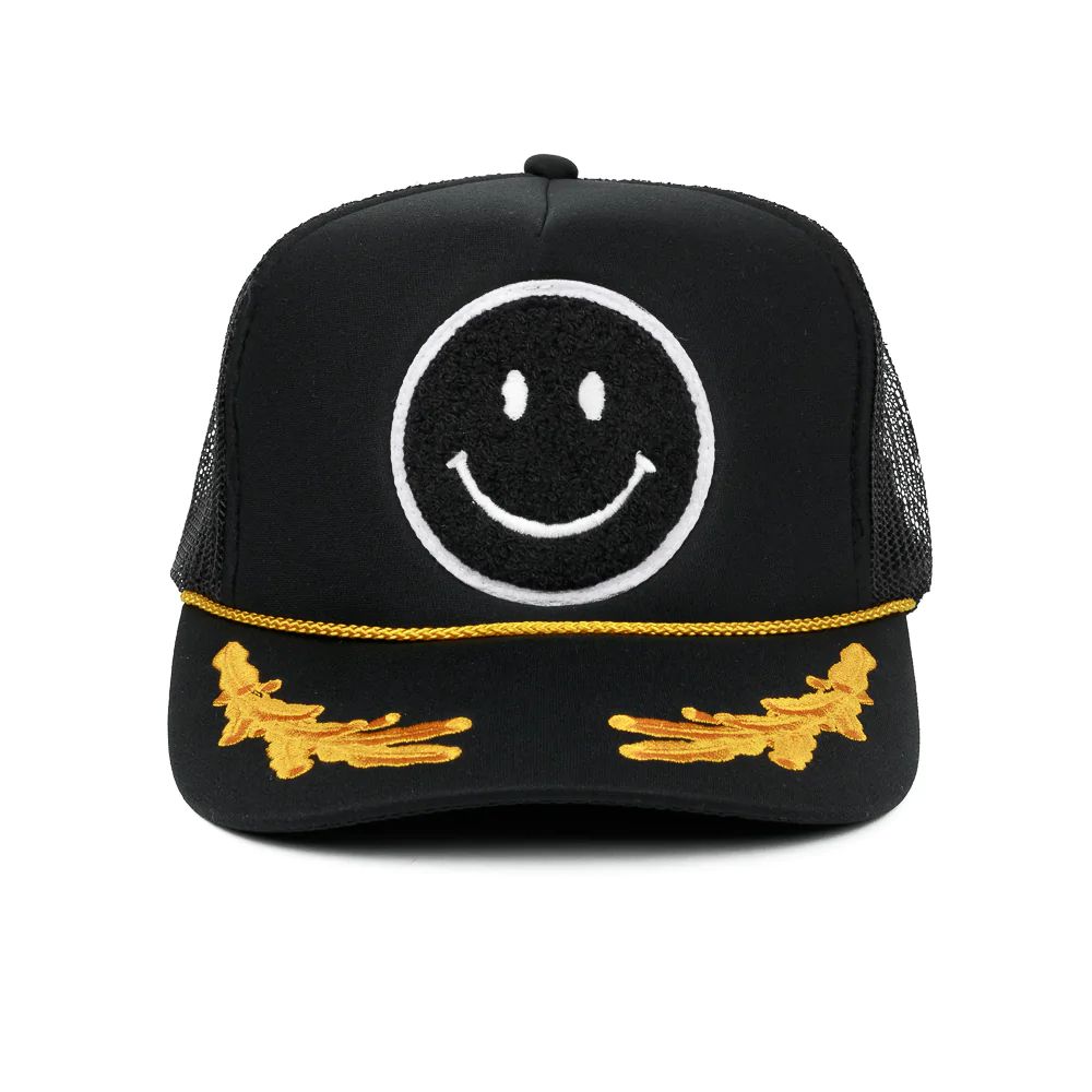 Capt'n Smiley Patch Trucker Hat | Local Beach