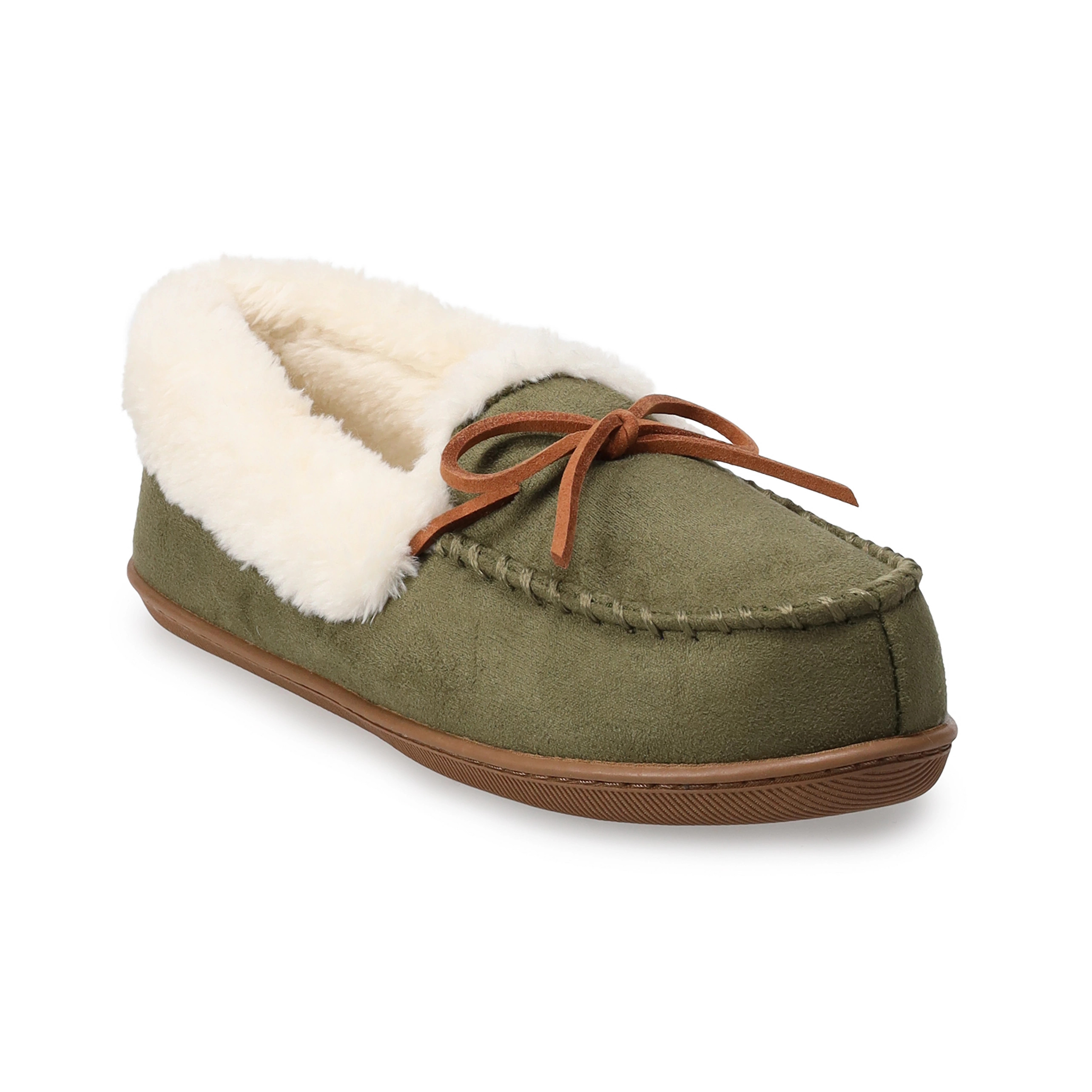 Women's Sonoma Goods For Life® Sustainable Faux Suede Moccasin Slippersby Sonoma Goods For Life(... | Kohl's