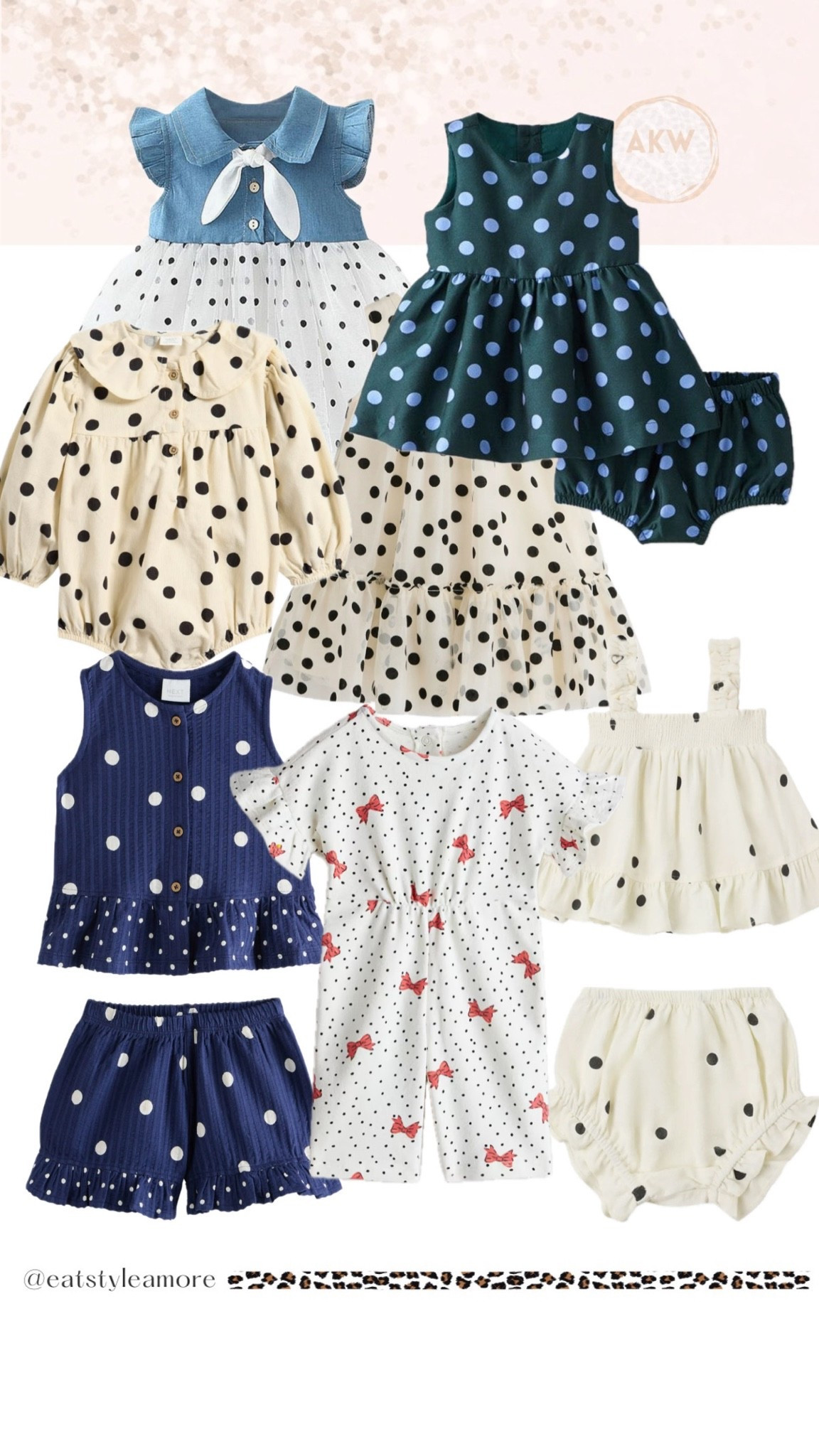 Baby girl polka dot summer outfits.

#LTKootd #LTKBaby #LTKKids