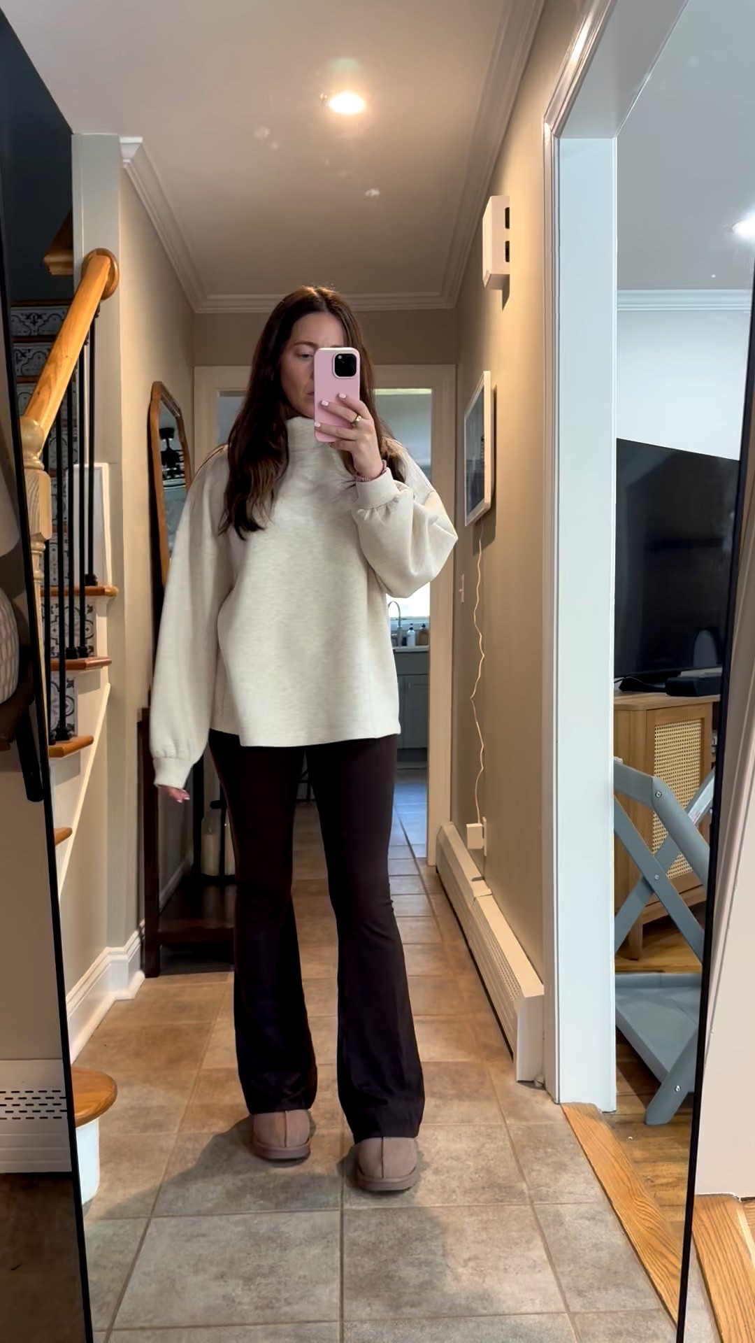 What I’m wearing today! 
Wearing size M in both & both are on sale!! 

#LTKFindsUnder50 #LTKSaleAlert #LTKFindsUnder100