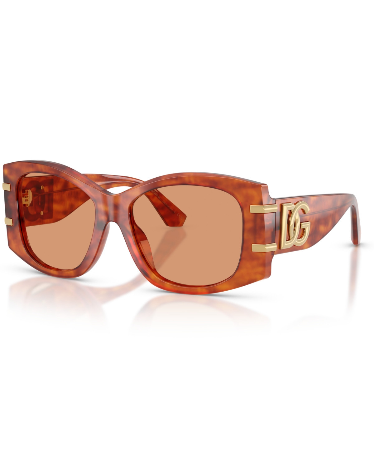 Dolce&Gabbana Women's Large Sunglasses, DG4501 - Camel Havana | Macy's
