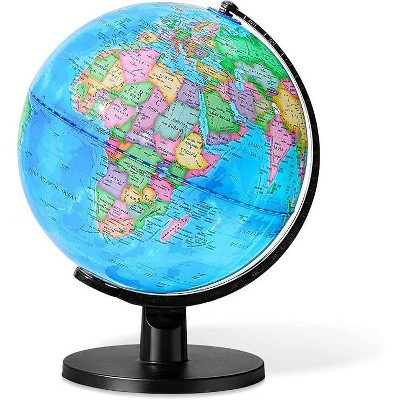 GOTGELIF 10" World Globe Geography Educational Globe with Stand Great Gift | Target