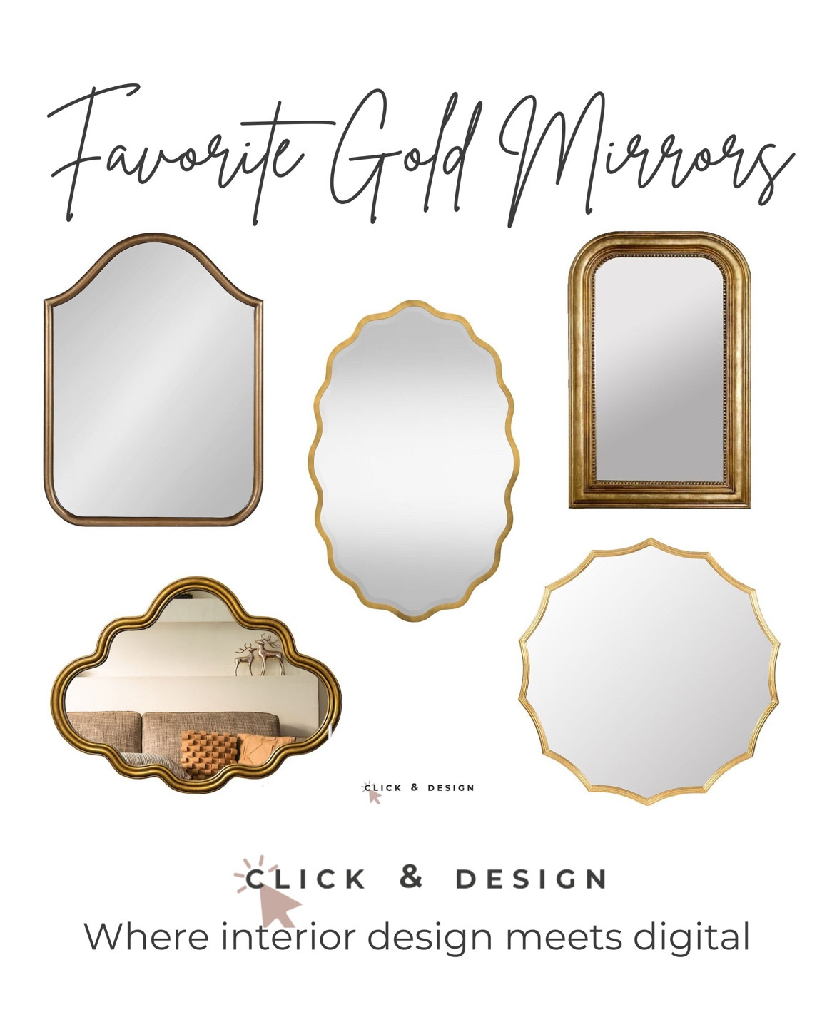 Our favorite gold mirrors that are unique and will sure to make an impact on any space!

#mirror #goldmirror 

#LTKHome #LTKFamily