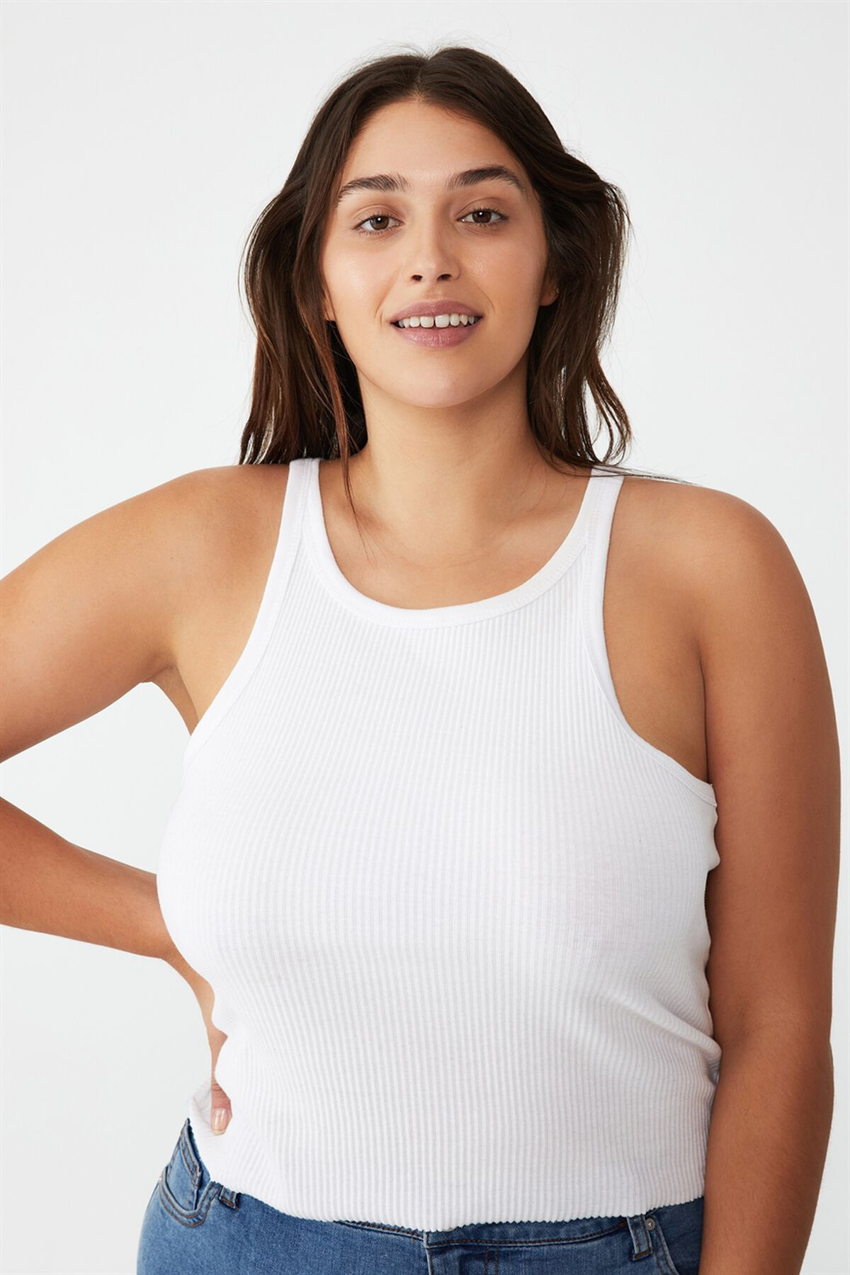 Curve Turnback Tank | Cotton On (ANZ)