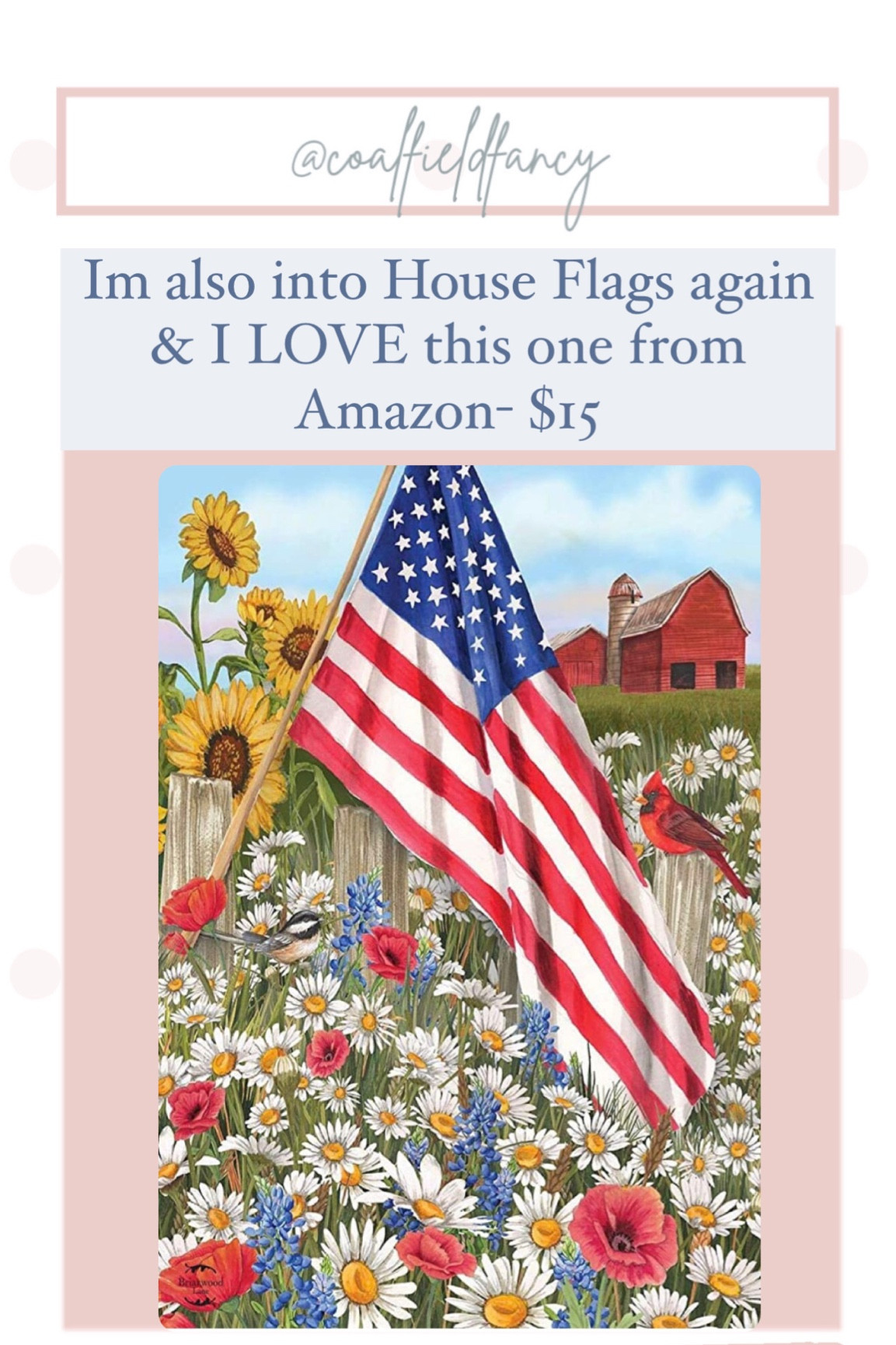 Summer House flag -$15
Patriotic Decor
Memorial Weekend Decor

#LTKhome #LTKunder50