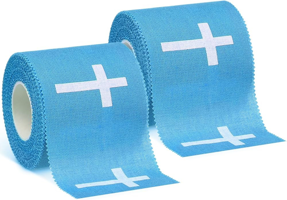 2 Pcs Christian Cross Athletic Tape Sports Tape Christian Easter Gift 2in x 23ft Religion Jesus W... | Amazon (US)
