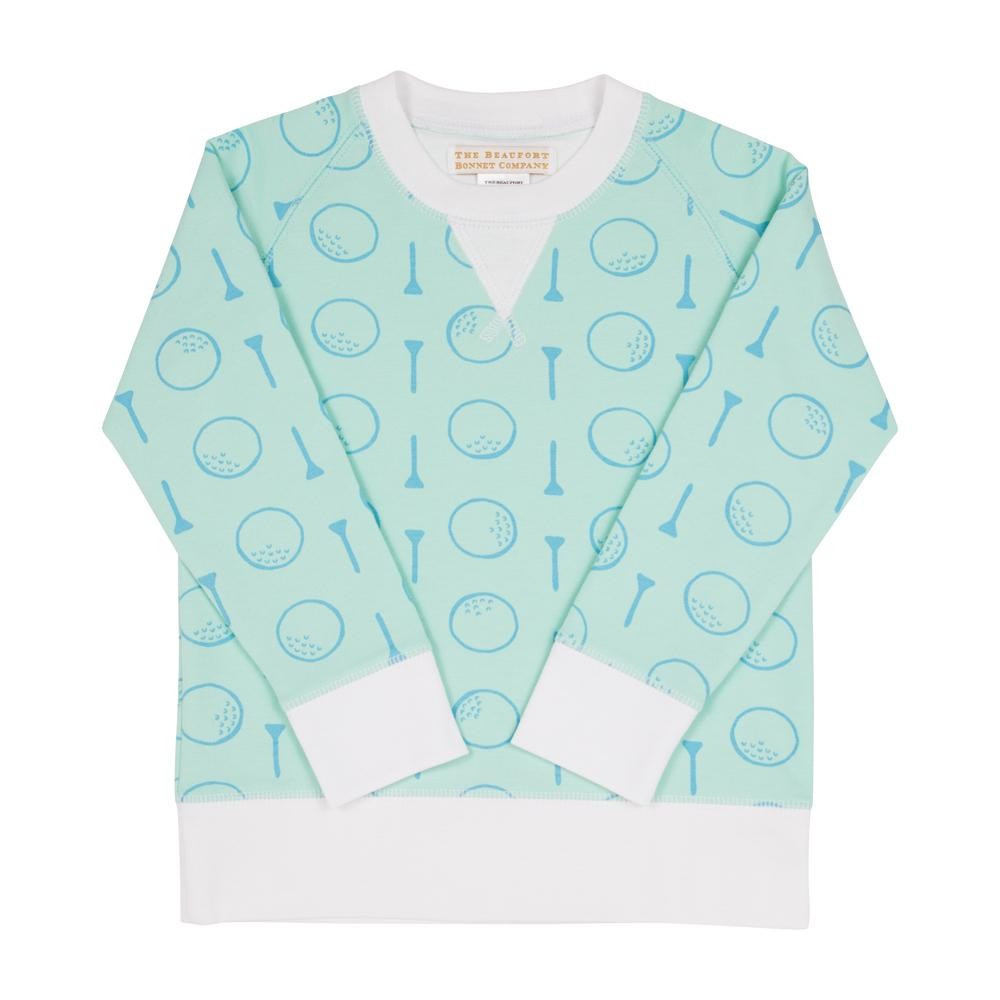 Cassidy Comfy Crewneck (Unisex) - You're Tee-rific with Worth Avenue White | The Beaufort Bonnet Company