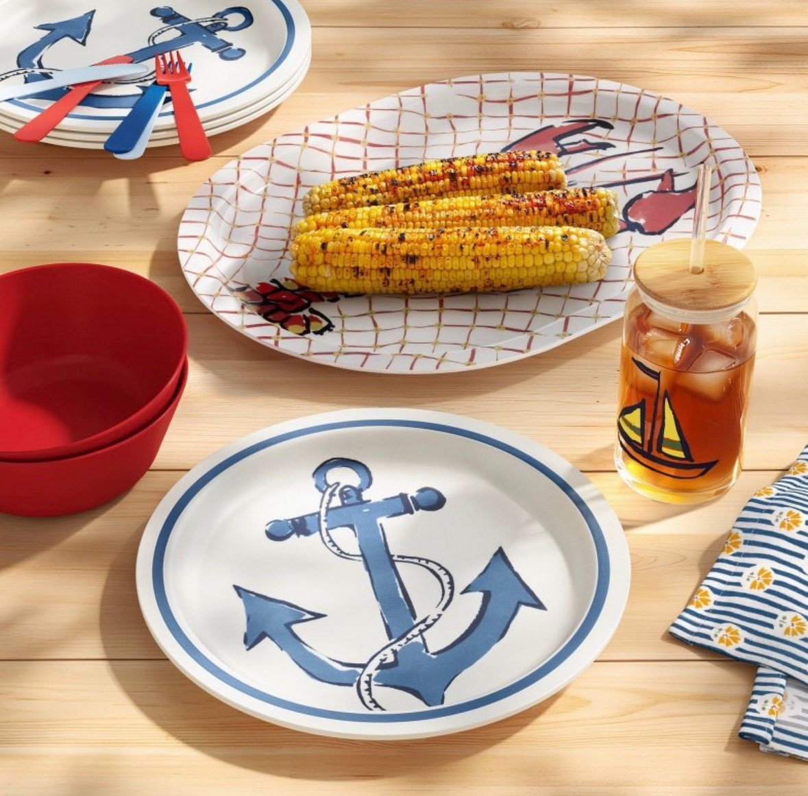 Coastal hosting but make it effortless 🦞 this lobster collection from Room Essentials at Target is giving beach house energy without the price tag. From platters to plates, everything is lightweight, durable, and perfect for outdoor dinners, summer parties, and everyday use. The bold lobster print ties the whole tablescape together for an easy, pulled-together look 🌊✨

#targethome #targetfinds #ltkhome #summerhosting #tablescapeinspo #coastaldecor #affordablehome #outdoorentertaining #hostessstyle #beachydecor

#LTKHome #LTKfoodie #LTKdayinmylife