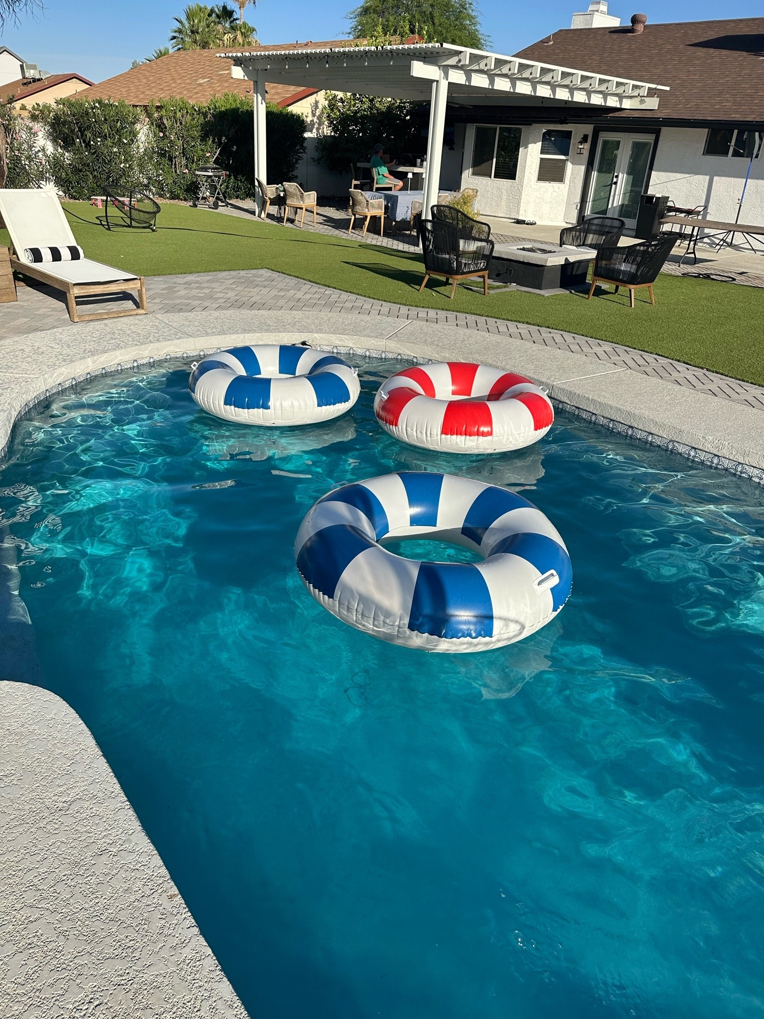 Memorial Day Weekend! 🇱🇷
The pool is READY!

#LTKdayinmylife #LTKSeasonal #LTKHome