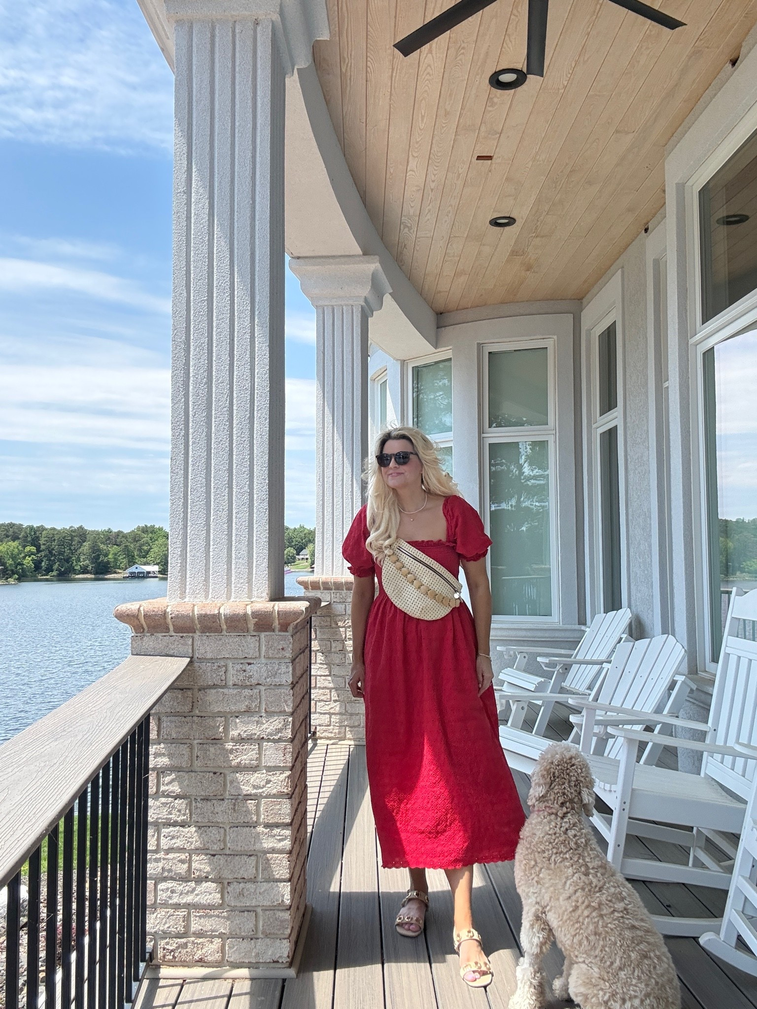 This dress is sooooo comfy comfy and cute, if in between sizes, size up. The arms can be a little tight. 
Great vacation dress, beach outfit, Fourth of July outfit, vacation dress, beautiful summer dress

#LTKgrwm #LTKootd #LTKmomlife