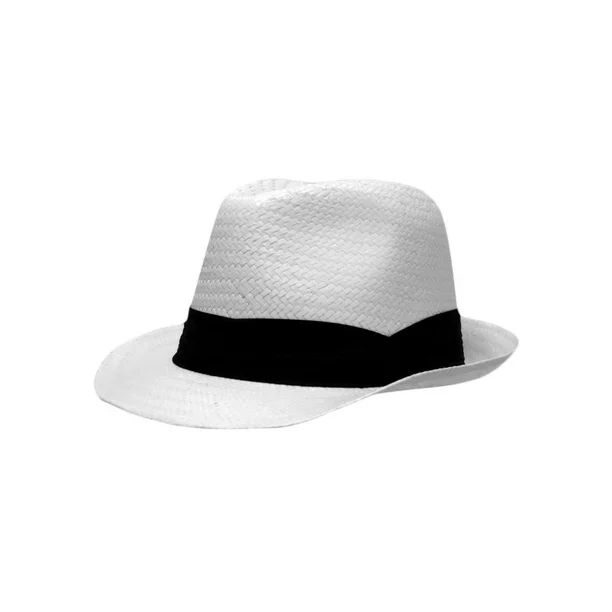 White Toyo Fedora With Black Hat Band - Walmart.com | Walmart (US)