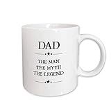 3dRose Papa The Man The Myth The Legend Mug, 15 oz | Amazon (US)