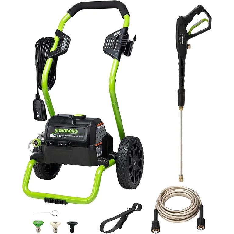 Greenworks 2000 Max PSI, 1.1 GPM (13 Amp) Electric Pressure Washer GPW2000-1RG | Walmart (US)