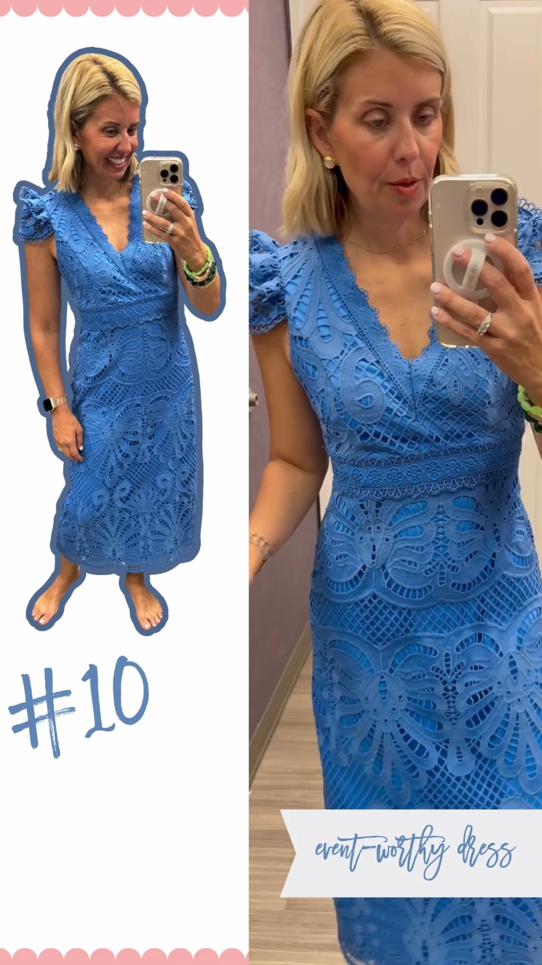 Y’all the details & price are over the top good. This is the perfect dress for graduation, wedding or any upcoming event. I’m wearing xs. 
*Use my code Catherine20 on A+B
*Use my code Mixandmatchmadness

#LTKSaleAlert #LTKstorytime #LTKWedding