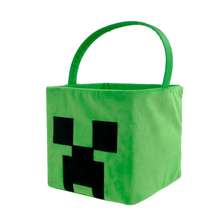 Minecraft Green Creeper Themed Easter Basket by Ruz | Walmart (US)