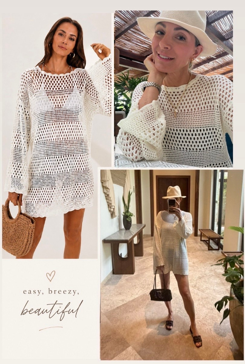 Wore this the entire time I was in Cancun. It fits tts. It’s available in several colors. Elevated Amazon look. Long sleeve & short sleeve options!