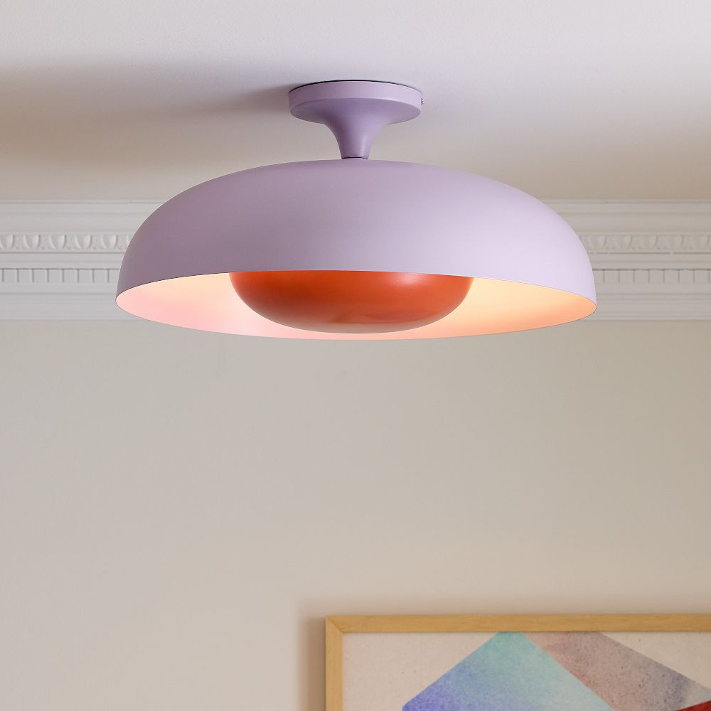 Polly Modern Metal Flush Mount (18") | West Elm (US)