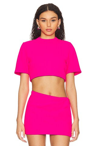 Lovers and Friends Serena Top in Electric Pink from Revolve.com | Revolve Clothing (Global)
