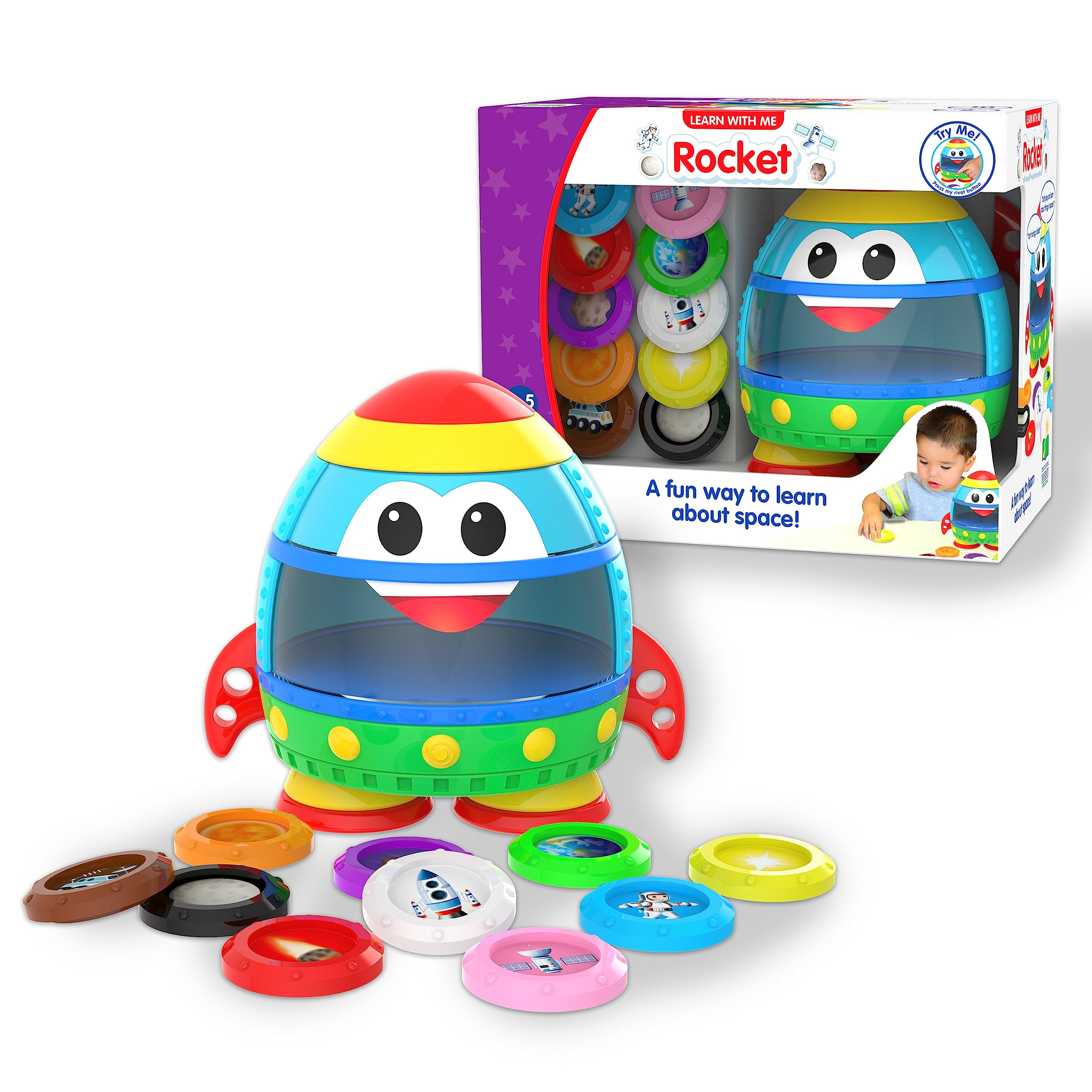 The Learning Journey: Learn with Me – Rocket – Learn About Space - Discover & Find - Preschoo... | Amazon (US)