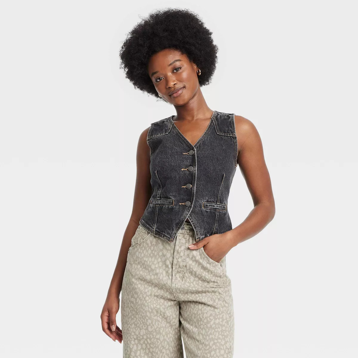 Women's Denim Vest - Universal Thread™ | Target